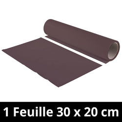 Chemica - Upperflock - Marron (Brown) - Feuille 30 cm x 20 cm