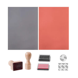 xTool - Kit de tampons en caoutchouc pour gravure laser