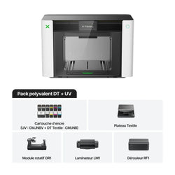 xTool - O1 Omni Printer - Pack Polyvalent DT + UV (UV&DTG Versatile Bundle)